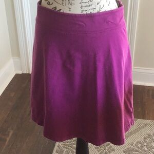 Merona Pink Purple A-Line knit Skirt Sz M